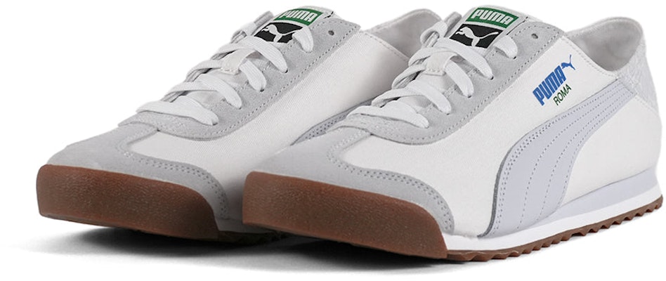 Puma Roma Versatile Mule Sneakers 'White Grey' 398332-04 Order Puma Roma Versatile Mule Sneakers 'White Grey' 398332-04