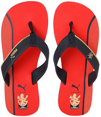 Puma Royal Challengers Bangalore 'Black Red' Slides 385900-01 Lookbook Puma Royal Challengers Bangalore 'Black Red' Slides 385900-01