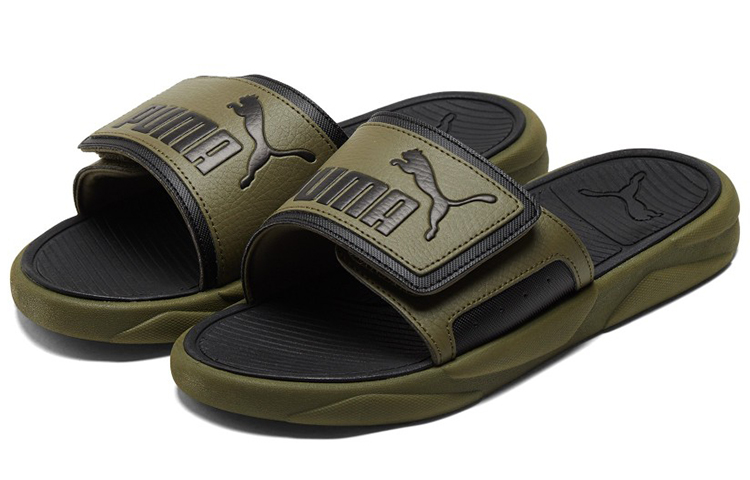 Lookbook Puma Royalcat Comfort Sandal 'Hijau Lumut Gelap' 372280-14