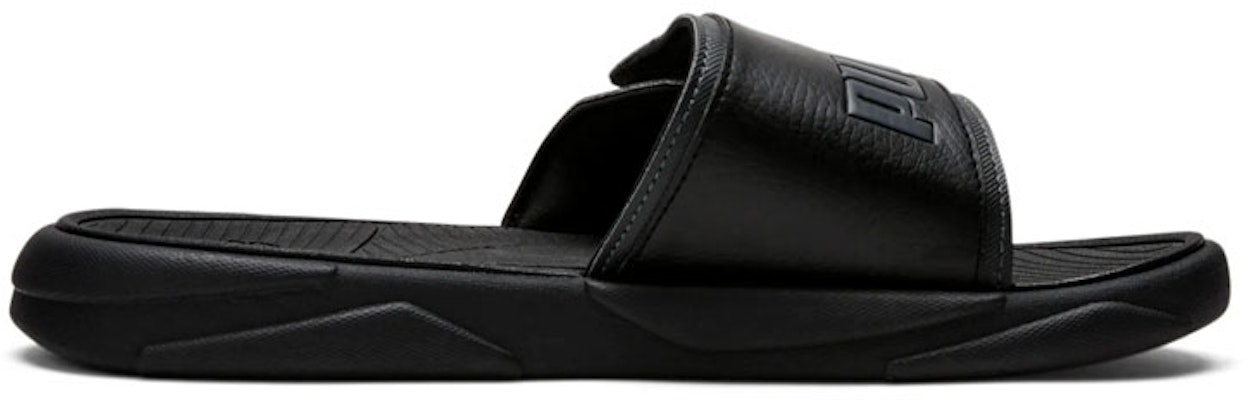 PUMA Royalcat Comfort 一字拖鞋 男女同款 黑色 Order PUMA Royalcat Comfort 一字拖鞋 男女同款 黑色