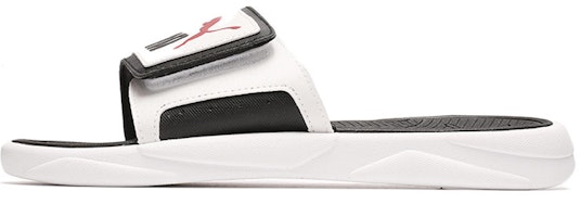 Puma Royalcat Comfort Slides 'White Black Chili Pepper' 372280-11 Puma Royalcat Comfort Slides 'White Black Chili Pepper' 372280-11