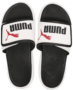 Puma Royalcat Comfort Slides 'Putih Hitam Merah Cabai' 372280-11 Lookbook Puma Royalcat Comfort Slides 'Putih Hitam Merah Cabai' 372280-11