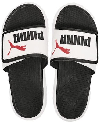 Puma Royalcat Comfort Slides 'White Black Chili Pepper' 372280-11 Lookbook Puma Royalcat Comfort Slides 'White Black Chili Pepper' 372280-11