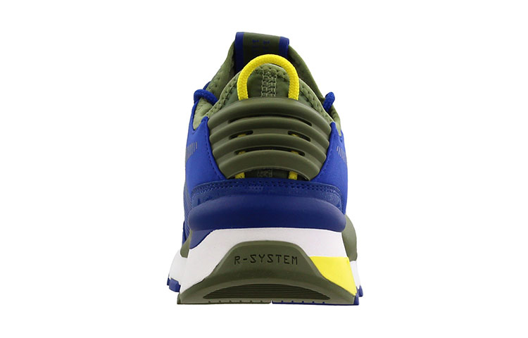 Shop Puma RS-0 RM 繫帶運動鞋 藍橄欖綠 低筒運動鞋