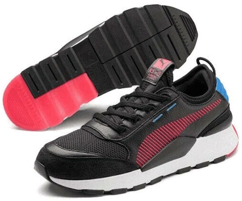 Puma Rs-0 Rein 復古休閒運動鞋 黑紅藍 Shop Puma Rs-0 Rein 復古休閒運動鞋 黑紅藍