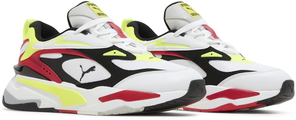 Puma RS-Fast Ls 復古運動休閒鞋 白黃紅 Cheap Puma RS-Fast Ls 復古運動休閒鞋 白黃紅