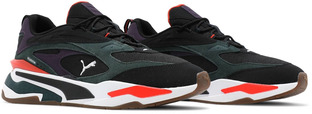 Puma RS-Fast Buck 'Black Green Gables' 381037-01 Cheap Puma RS-Fast Buck 'Black Green Gables' 381037-01