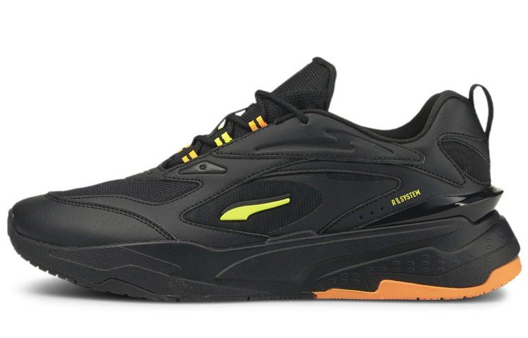 Puma RS-Fast Double 'Black Yellow Glow' 381582-01