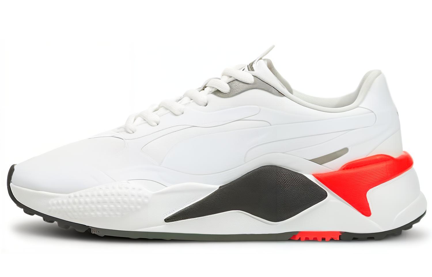 Puma Rs-G Grey Golf Shoes White/Black/Red 193826-08
