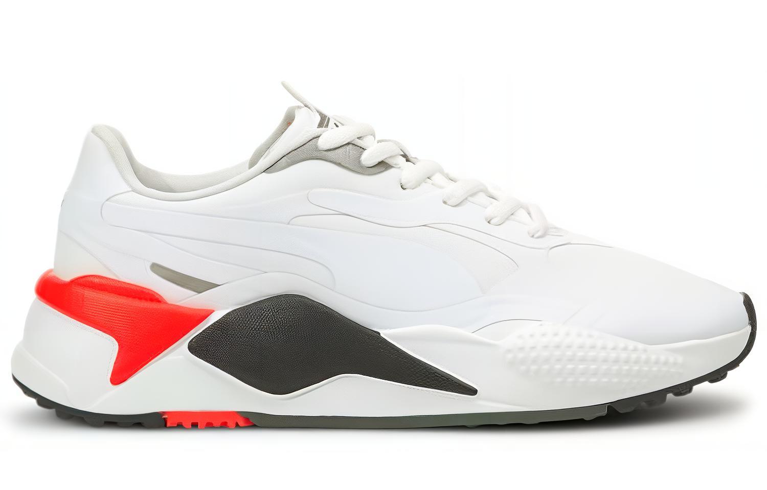 Order Puma RS-G Chaussures de Golf Gris Blanc/Noir/Rouge 193826-08