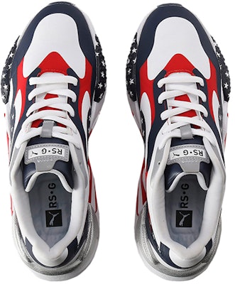 Puma RS-G USA Americana Blanco/Azul Marino/Rojo 194259-01 Lookbook Puma RS-G USA Americana Blanco/Azul Marino/Rojo 194259-01
