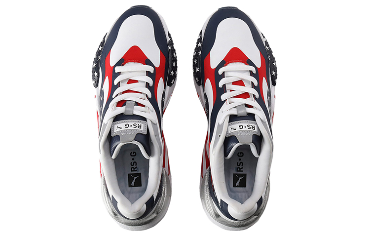 Lookbook Puma RS-G USA Blanc/Bleu Marine/Rouge 194259-01