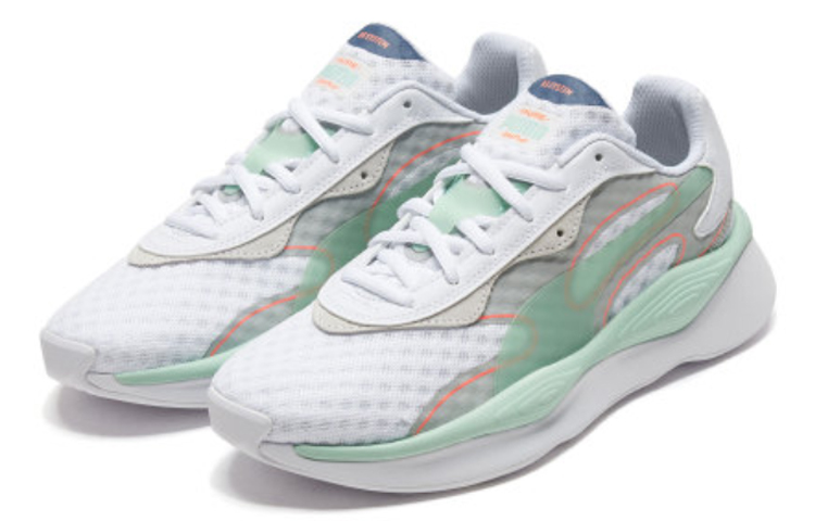 Lookbook Puma RS-Pure Vision Lage Sneakers Wit Groen 371157-02