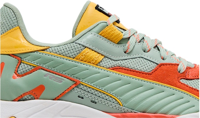 PUMA Rs-Trck Brand Love 運動舒適 減震防滑耐磨 低幫 生活休閒鞋 男款 綠橙黃 Order PUMA Rs-Trck Brand Love 運動舒適 減震防滑耐磨 低幫 生活休閒鞋 男款 綠橙黃