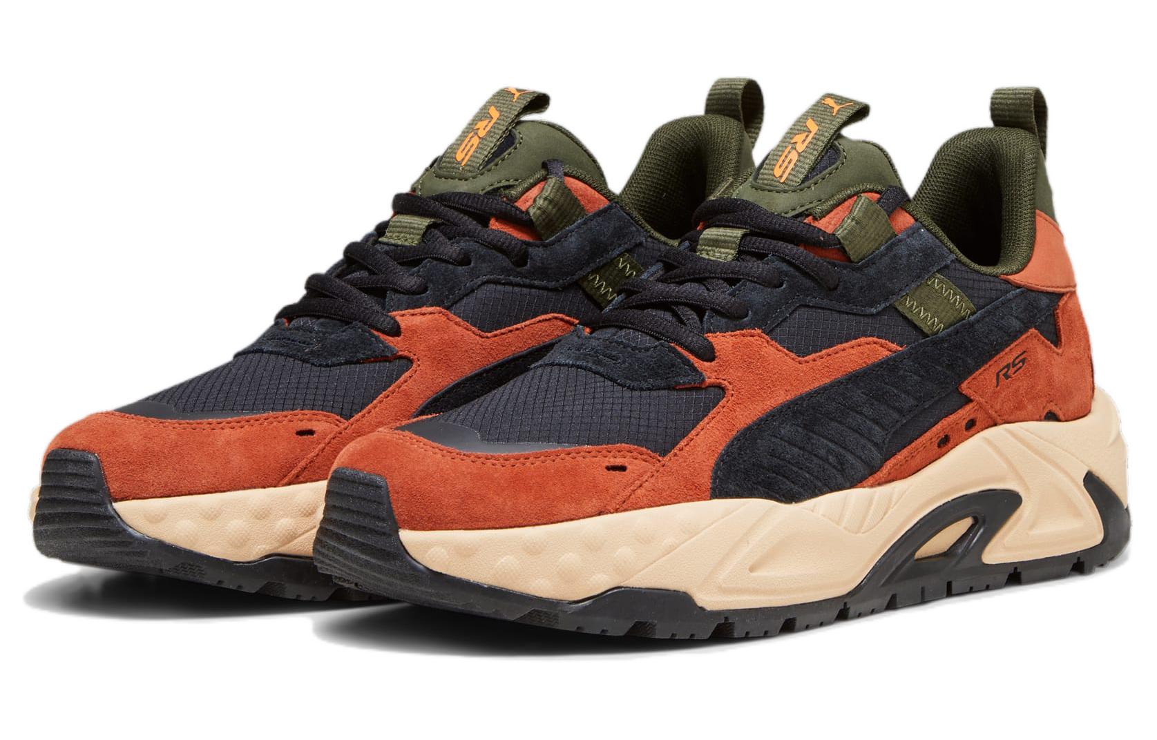 Lookbook プーマ RS-Trck アウトドア (黒/アップルサイダー) 394754-02