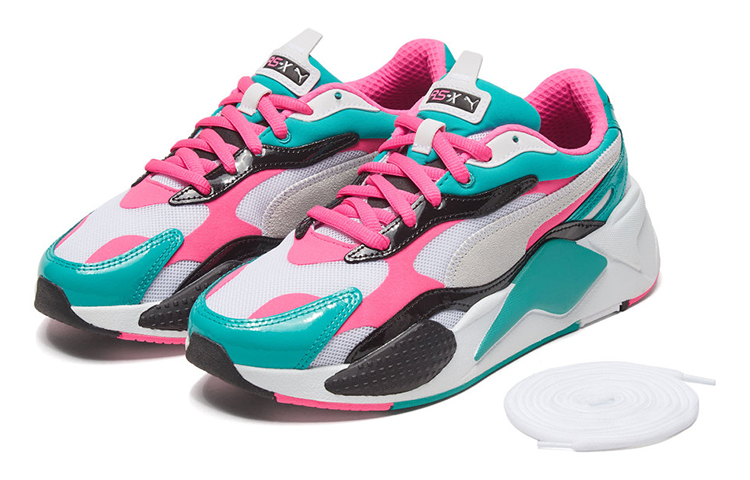 Lookbook Puma RS-X3 &#x27;Plastic Pack - Hijau Fluo Merah Jambu&#x27; 371569-04
