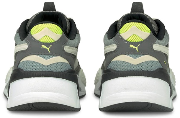 Puma RS-X3 拼图v2 透氣輕便舒適 低筒運動鞋 黑綠白 Shop Puma RS-X3 拼图v2 透氣輕便舒適 低筒運動鞋 黑綠白