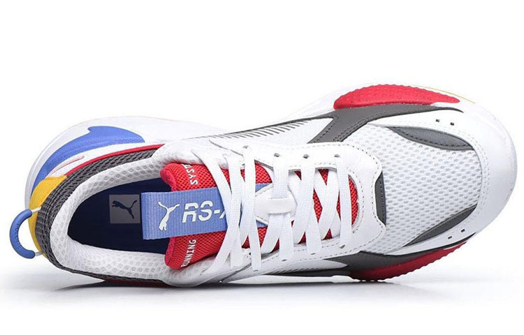 Lookbook プーマ RS-X 90S「ホワイトイエローブルー」370716-05 370716-05