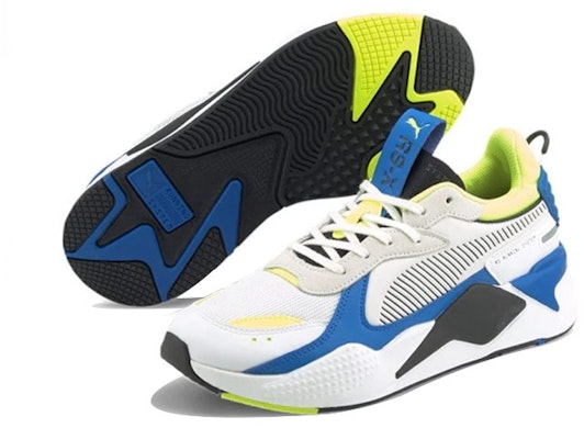 PUMA RS-X 混搭 復古百搭 防滑耐磨輕巧 低筒 運動休閒鞋 男款 白黑藍 Lookbook PUMA RS-X 混搭 復古百搭 防滑耐磨輕巧 低筒 運動休閒鞋 男款 白黑藍