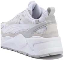 PUMA RS-X 減震防滑 低幫 生活休閒鞋 男女同款 白灰 Shop PUMA RS-X 減震防滑 低幫 生活休閒鞋 男女同款 白灰