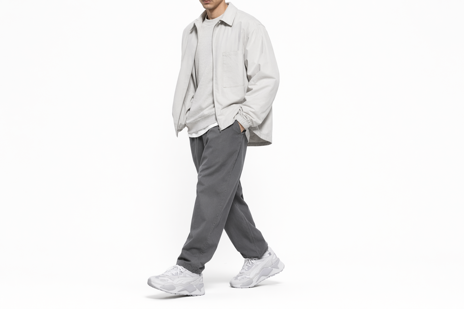 Order PUMA 減震耐磨輕便 低筒 爸爸鞋 男女通款 白色