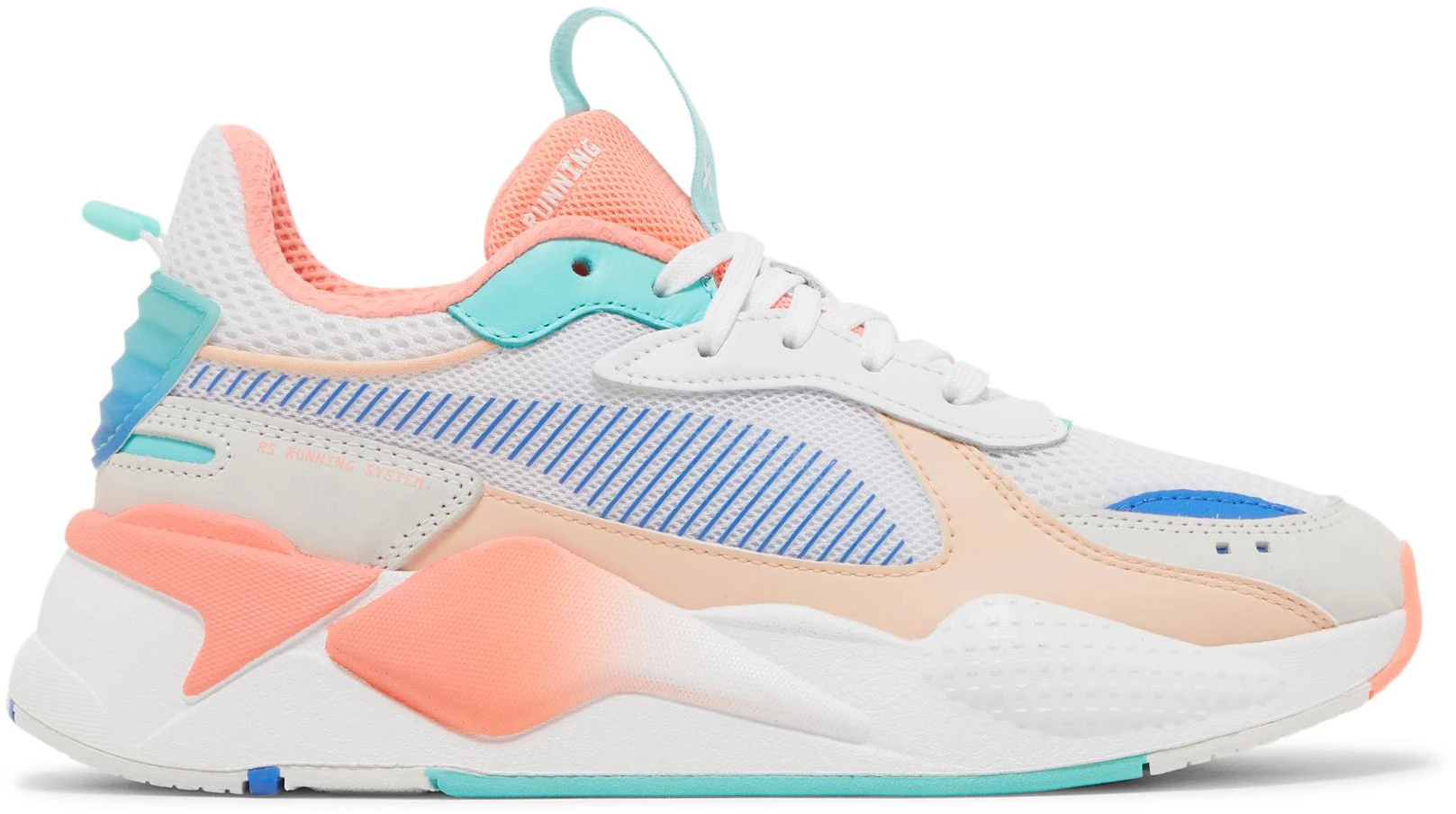 Puma rs hot sale x white peach