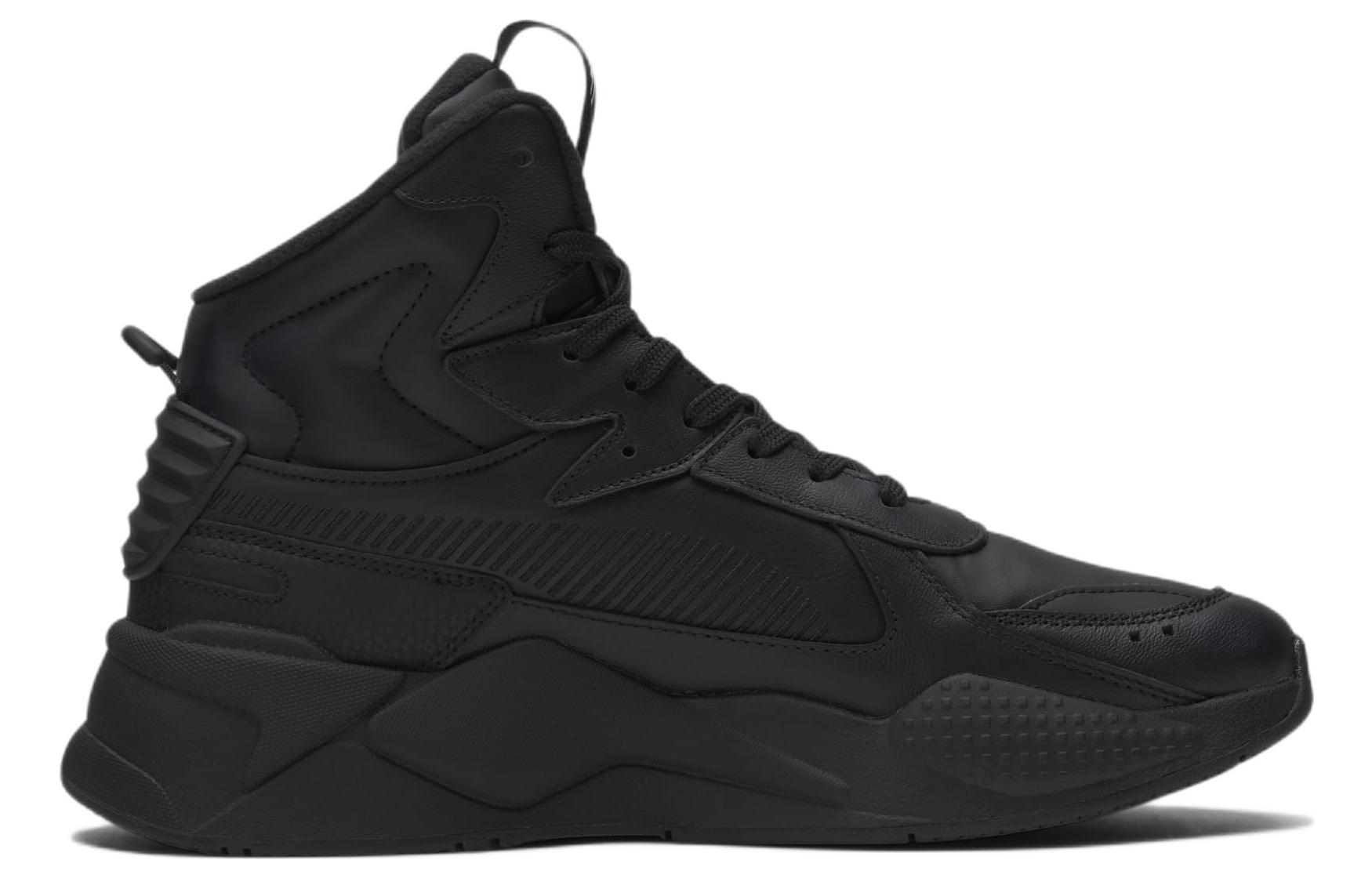 Order Puma RS-X Mid Kulit 'Triple Black' 389211-01