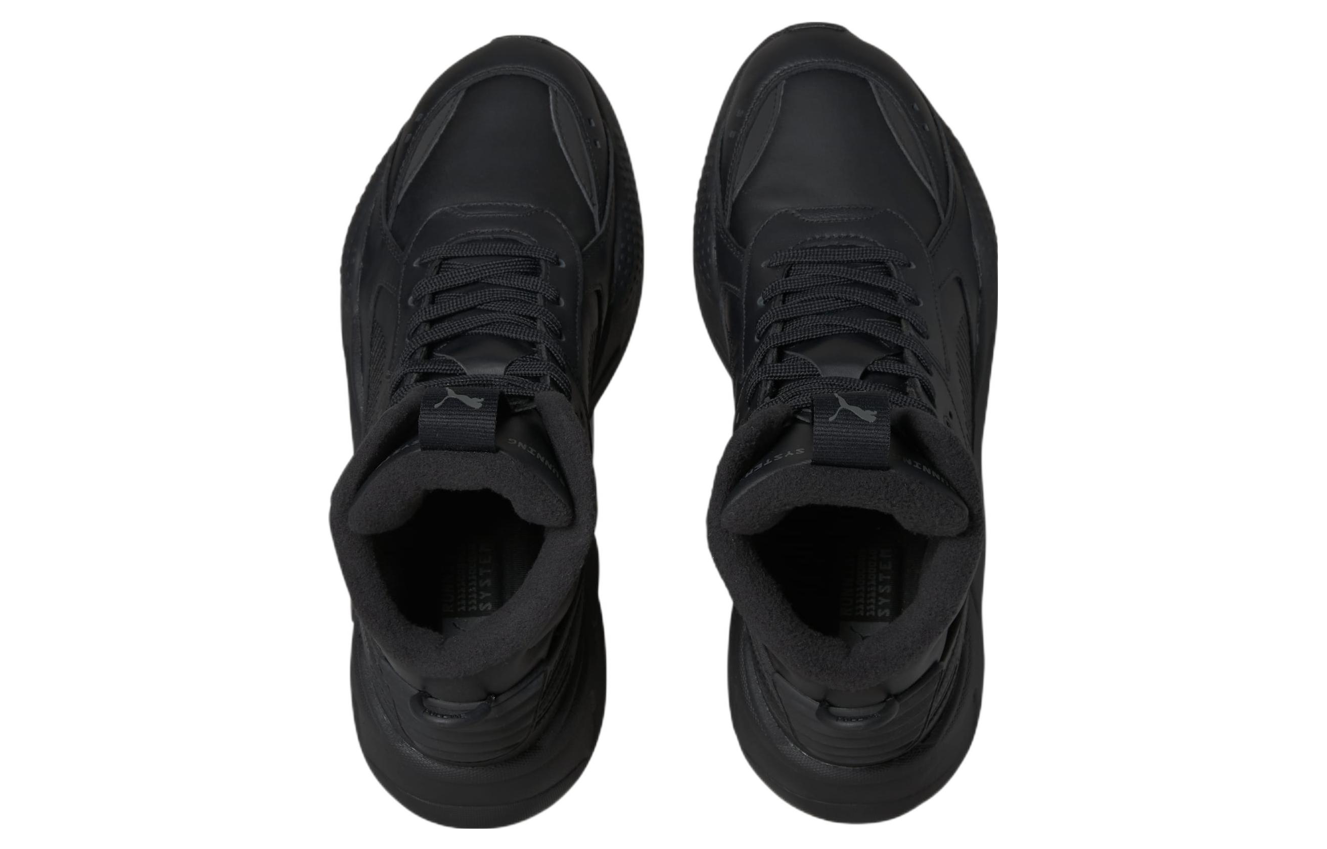 Shop Puma RS-X Mid Kulit 'Triple Black' 389211-01