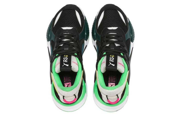 Lookbook 푸마 RS-X 토이즈 블랙/그린/화이트 369449-13