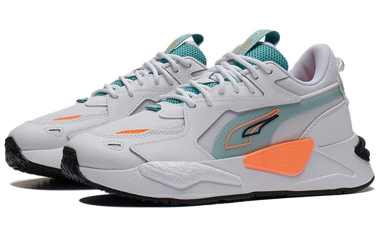 Lookbook Puma Rs-Z Multi Fs Low Tops Athleisure Casual Sports Shoe Unisex Gray Blue 383409-01