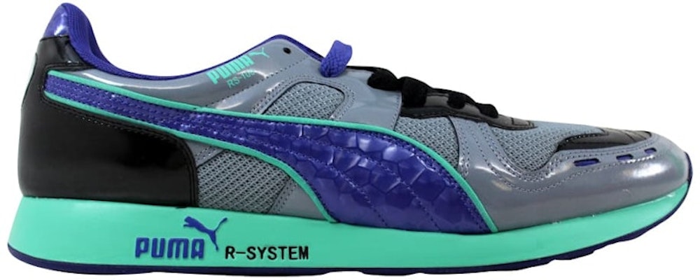 PUMA RS100 HL 奢華防滑耐磨低筒跑步鞋 男女同款 藍綠 Buy PUMA RS100 HL 奢華防滑耐磨低筒跑步鞋 男女同款 藍綠