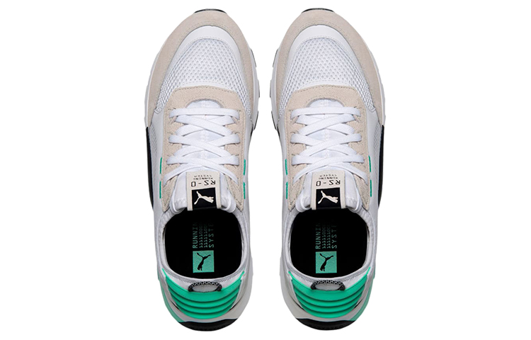 Lookbook プーマ RS-0 ウィンタートイズ (灰/緑/黄) 369469-07