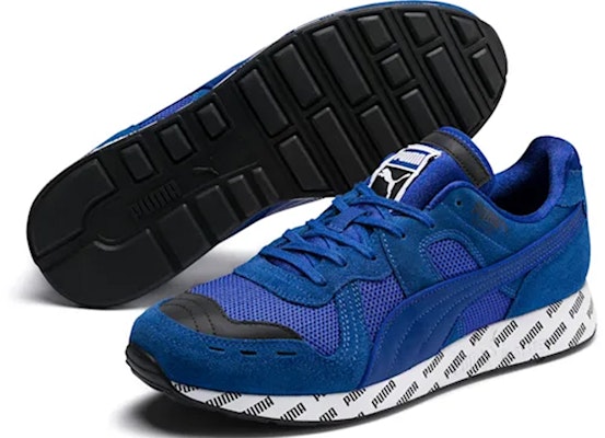 Puma RS-100 Summer Trainers Black/Blue 369340-02 Lookbook Puma RS-100 Summer Trainers Black/Blue 369340-02