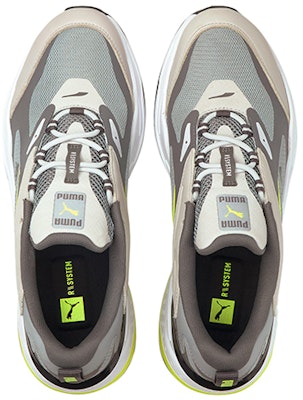 Puma RS-Fast Neon Running Shoes White/Brown/Yellow 382520-02 Lookbook Puma RS-Fast Neon Running Shoes White/Brown/Yellow 382520-02