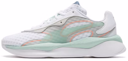 Puma Rs-pure Vision Low Top Shoes/Sneakers White Green 371157-02 Puma Rs-pure Vision Low Top Shoes/Sneakers White Green 371157-02