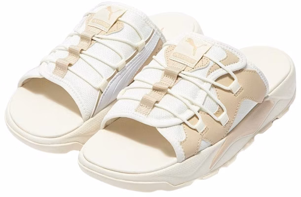 PUMA Rs-slide 2 耐磨防滑 運動拖鞋 男女同款 米白色 Lookbook PUMA Rs-slide 2 耐磨防滑 運動拖鞋 男女同款 米白色