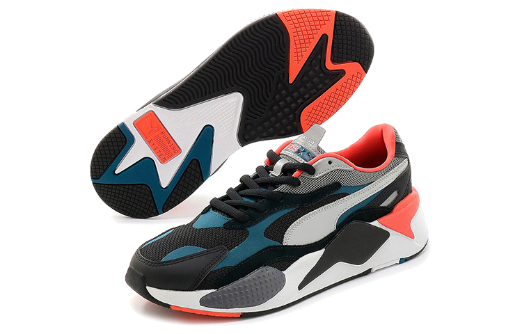 Lookbook 푸마 RS-X3 퍼즐 블랙 하이라이즈 (Puma RS-X3 Puzzle Black High Rise) 371570-07