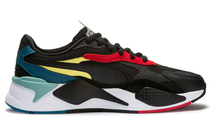 Order 彪马RS-X3拼图 '黑白黄' 371570-25