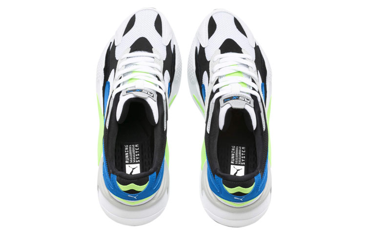 Lookbook プーマ RS-X³ パズル ソフト白青黒 368826-01