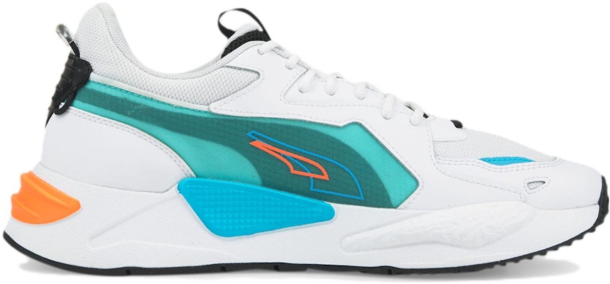 Puma Rs-X Split Sepatu Kasual Olahraga Unisex Putih Biru Hijau 'White Blue' 383409-02 Order Puma Rs-X Split Sepatu Kasual Olahraga Unisex Putih Biru Hijau 'White Blue' 383409-02