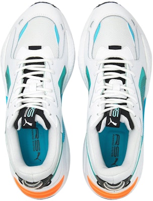 Puma Rs-X Split Athleisure Casual Sports Shoe Unisex White Blue Green 'White Blue' 383409-02 Lookbook Puma Rs-X Split Athleisure Casual Sports Shoe Unisex White Blue Green 'White Blue' 383409-02