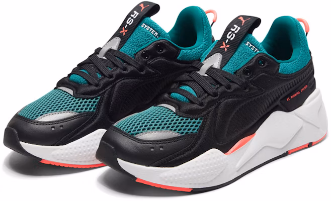푸마 RS-X 소프트케이스 블랙 그린 369819-06 Order 푸마 RS-X 소프트케이스 블랙 그린 369819-06