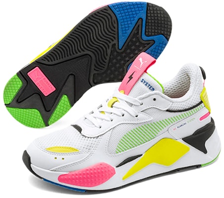 푸마 RS-X 썬더 글로우 페드로체 형광 트레이너 화이트 (Puma RS-X Thunder Glow Pedroche 형광 트레이너) 374929-01 Lookbook 푸마 RS-X 썬더 글로우 페드로체 형광 트레이너 화이트 (Puma RS-X Thunder Glow Pedroche 형광 트레이너) 374929-01