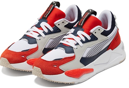 PUMA RS-Z 復古運動 減震防滑 低筒 跑步鞋 男女款 紅白 Lookbook PUMA RS-Z 復古運動 減震防滑 低筒 跑步鞋 男女款 紅白