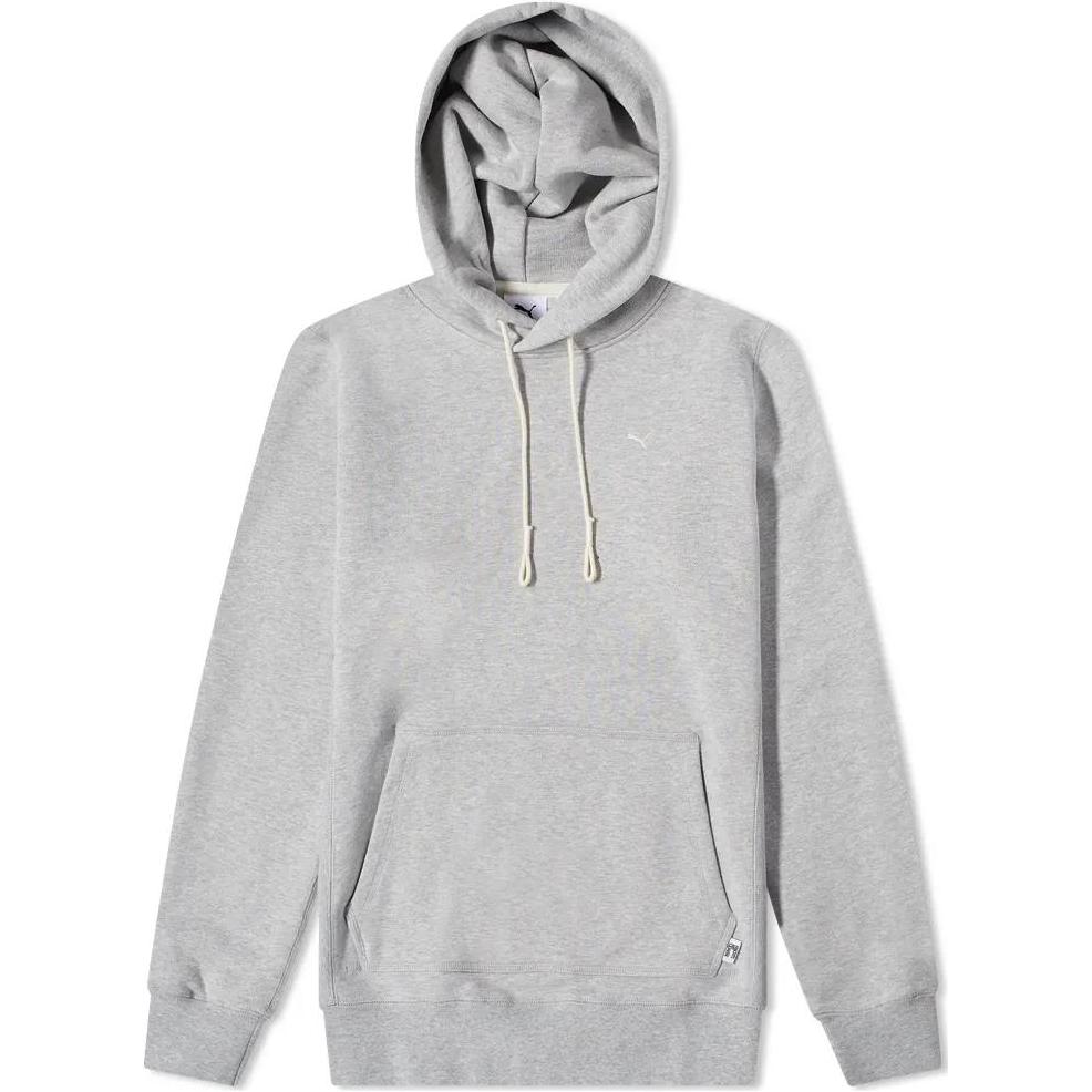 Puma Run Ciele Embroidered Logo Retro Pullover Sweatshirt Grey - 533464-04