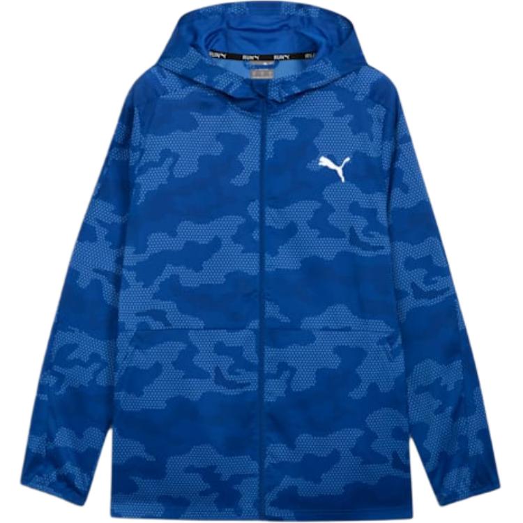 Puma RUN FAVORITE Long-Sleeve Sweat-Wicking Jacket - Cobalt Glaze 525605-91