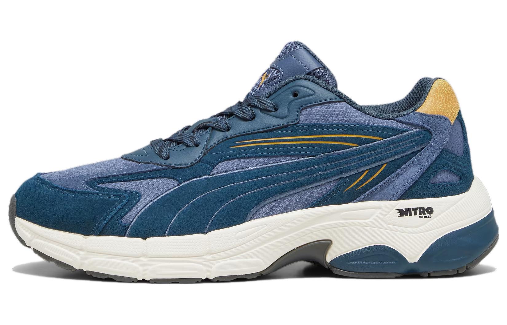 Buy 彪马跑步鞋低帮款“蓝黄” 392912-02