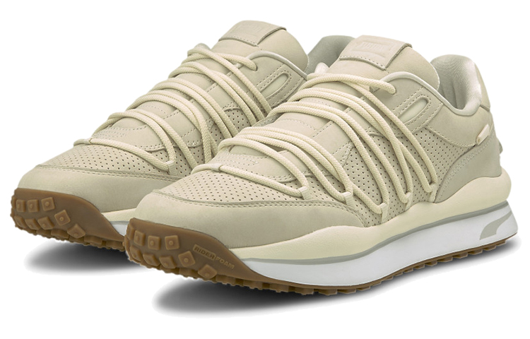 Lookbook 彪马Lace Rider Prm鞋款 卡其色/白色 375956-02