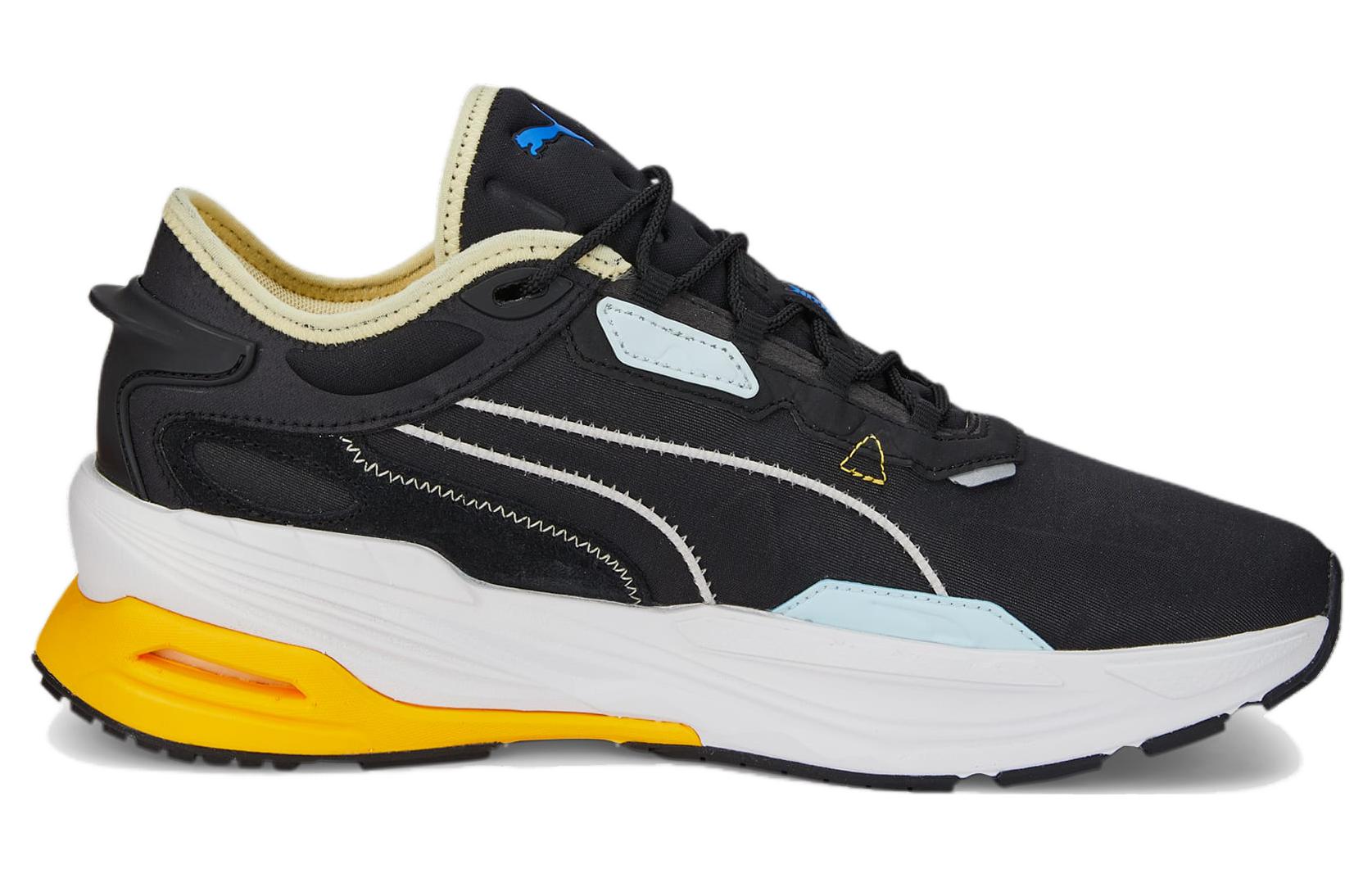 Order Puma Extent Nitro Europa 'Hitam Abu-Abu Kuning' 385555-02