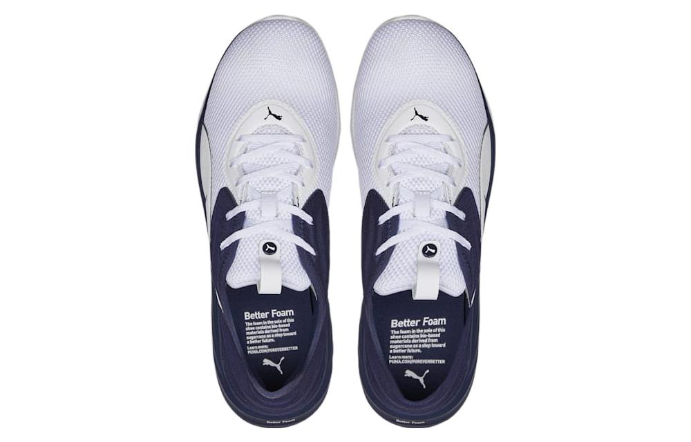 Lookbook プーマ ランニングシューズ ロー "青白" (Puma Ranningushūzu Rō "AoShiro") 377055-02